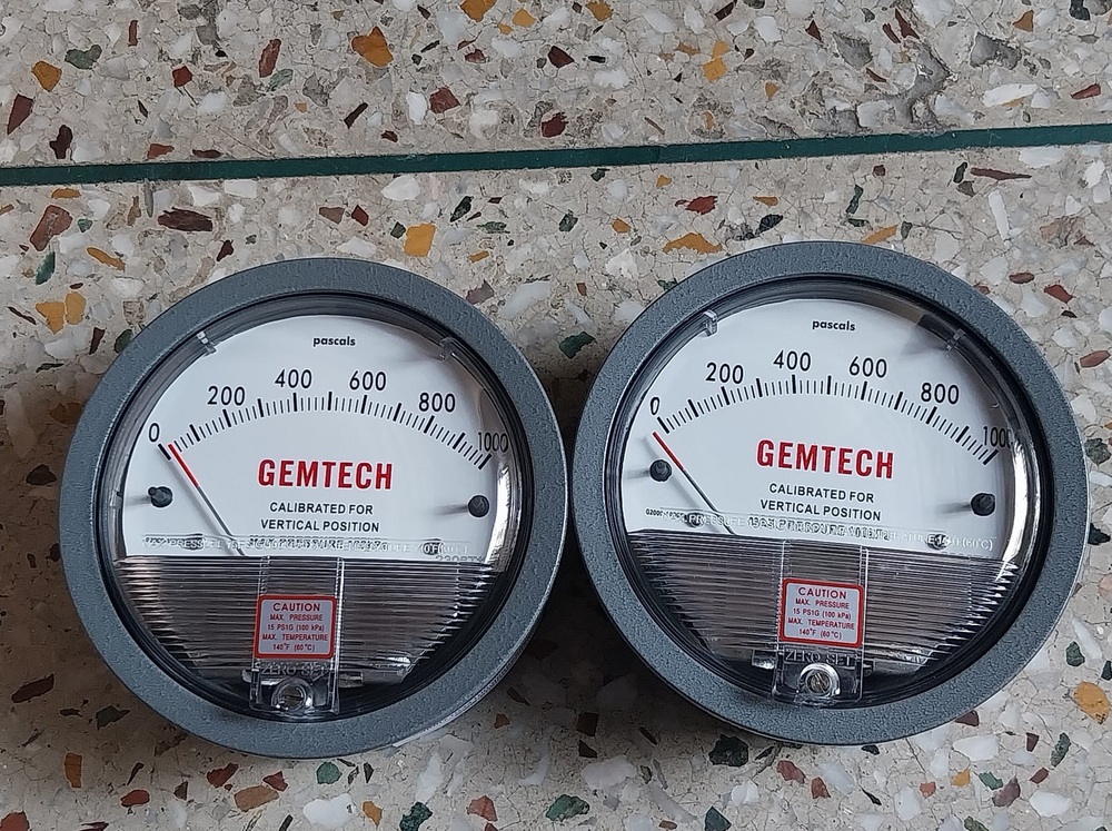 GEMTECH Differential Pressure Gauge From Shreenathji Industrial Estate Ahmedabad Gujarat