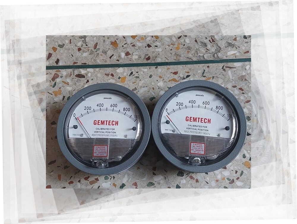 GEMTECH Differential Pressure Gauge From Shreenathji Industrial Estate Ahmedabad Gujarat