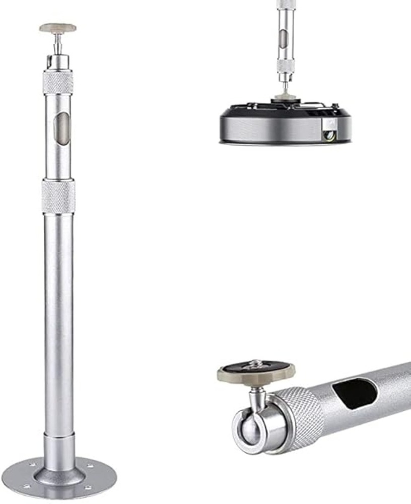 Universal Projector Mount - Extendable 12-24 Inch, 360 Degree Rotatable With 90 Degree Tilt For Cctv And Mini Projectors, Ideal For Indoor And Outdoor Use