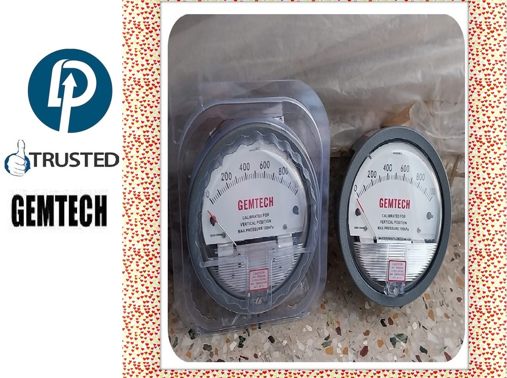 GEMTECH Differential Pressure Gauge for Industrial Area Sriperumbudur Tamil Nadu