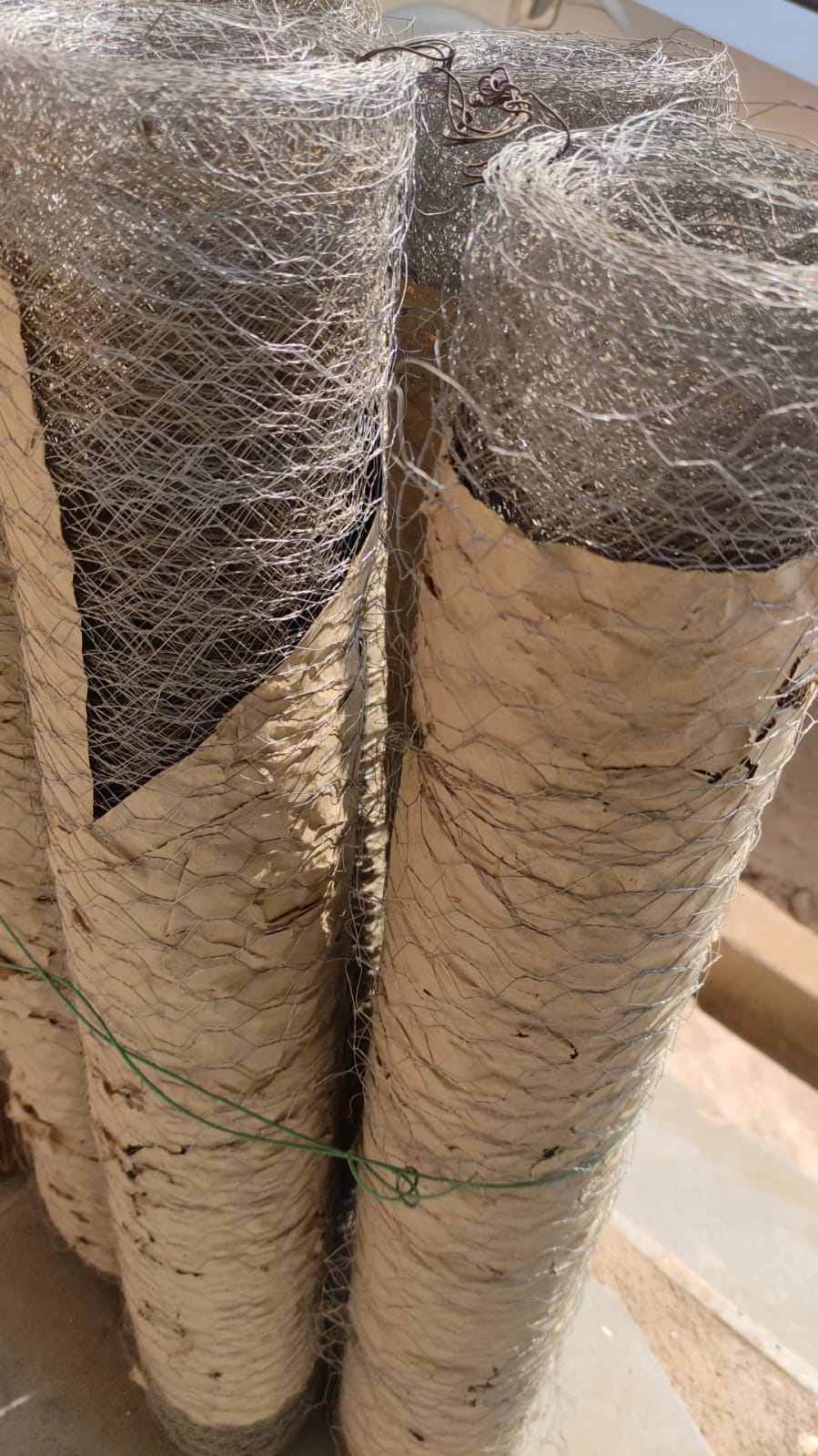 Murga Jali - Steel Wire Mesh With Hexagonal Holes , Gray Coated Plain Mesh For Durable Applications In Filtration And Protection