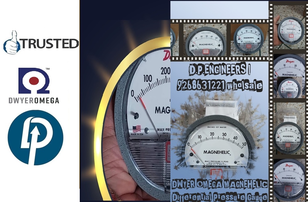 DWYER OMEGA Magnehelic Gauge From Rampura Detroj - Shreenathji Industrial Estate Ahmedabad Gujarat