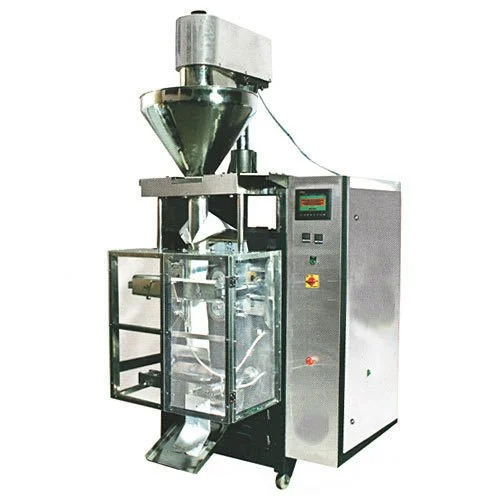 Besan Packing Machine - Stainless Steel, Silver Finish | Fully Automatic, Human-Machine Interface, Highly Efficient, 415 Volt Power, Warranty Included