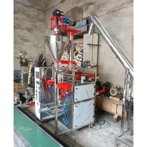 Industrial Pouch Packing Machine - Stainless Steel, 440 Volt Power Rating | Automatic Grade, User-Friendly Human-Machine Interface, Highly Efficient Design, Warranty Included