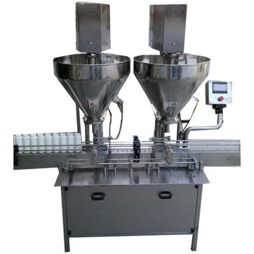 Auger Type Two Head Powder Filling Machine