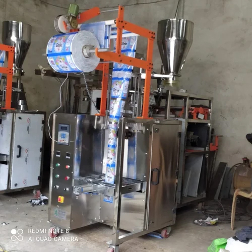 Automatic Detergent Powder Packing Machine - Color: Silver