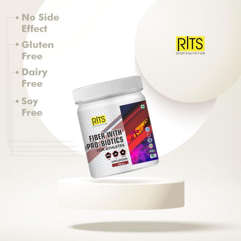 Fiber with pro-biotics for athletes