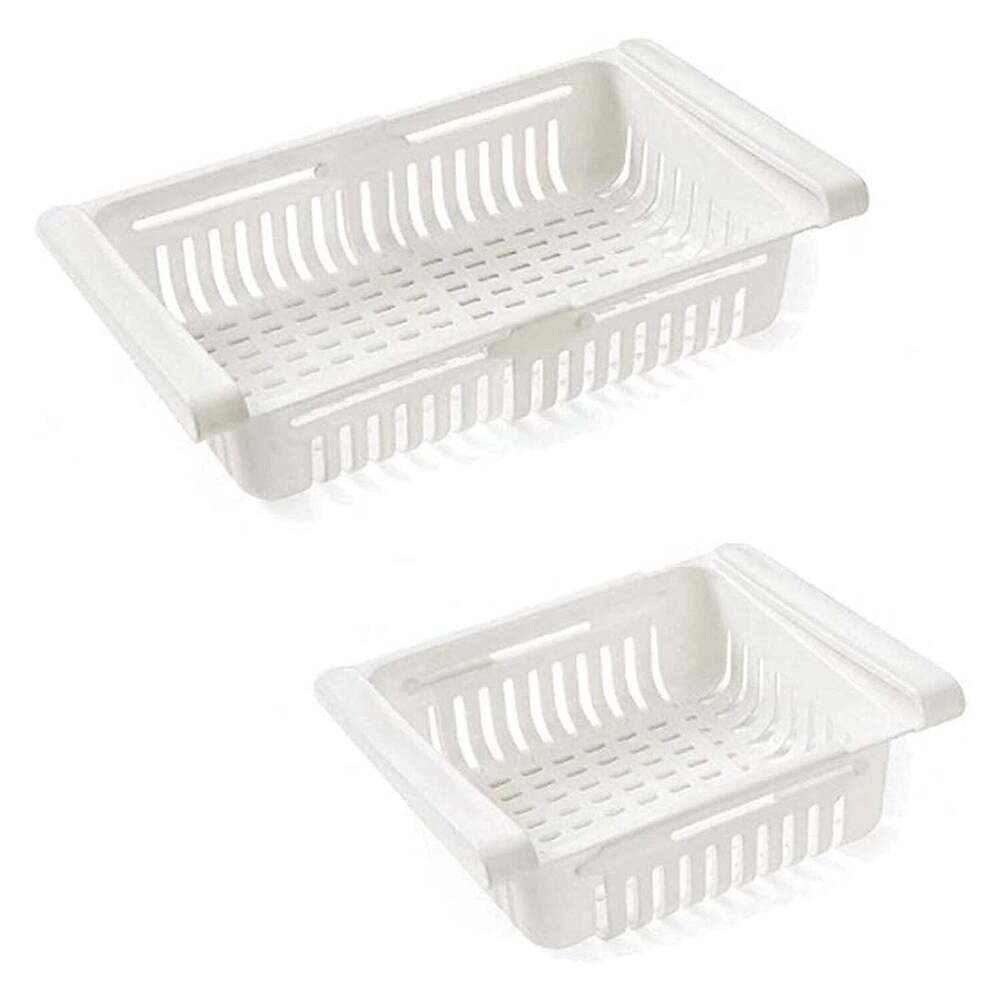 Expandable Adjustable Multipurpose Fridge Storage Baskets