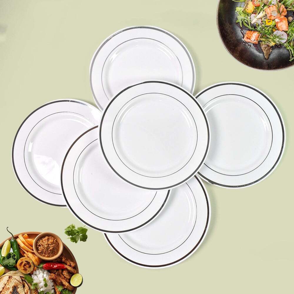 Round Plastic Dinner Platess