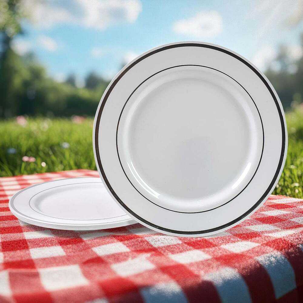 Round Plastic Dinner Platess
