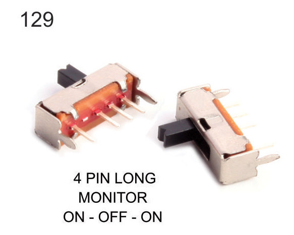 4 PIN LONG SLIDE SWITCH ON-OFF-ON