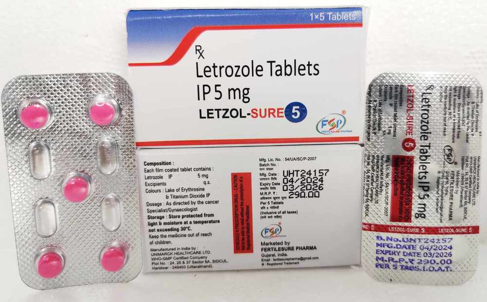 LETZOL-SURE SR 5 (Letrozole tablet 5mg)
