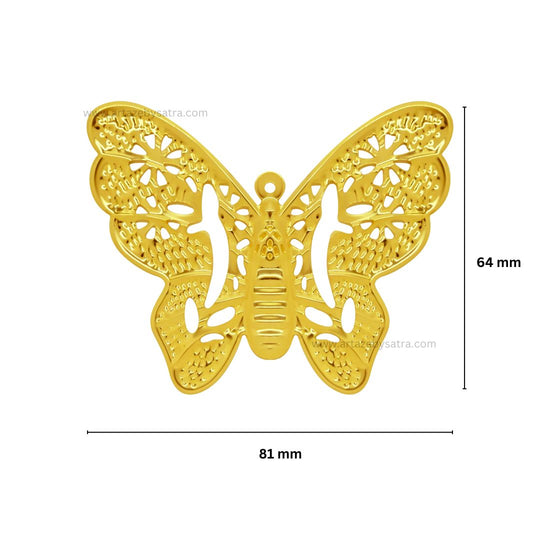 Butterfly Metal Art | Size : 64mm | 10pcs | F-6-19