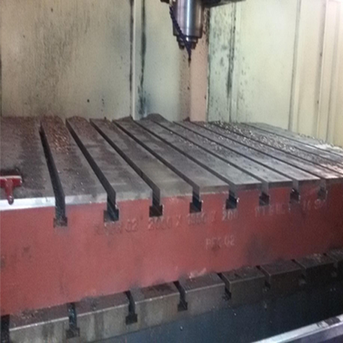 T-Slotted Plate Casting For Machine Tool - Color: Brown