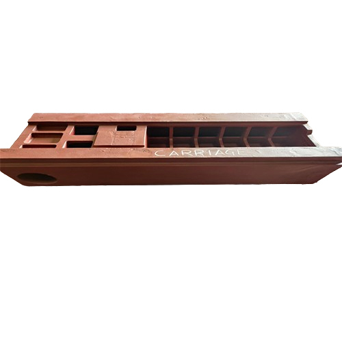 Painted Un Machined Carriage Casting - Color: Brown