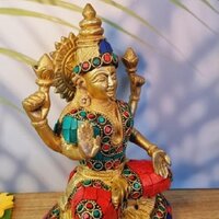 Laxmi Brass Reliogious Statue for wealth and Fortune