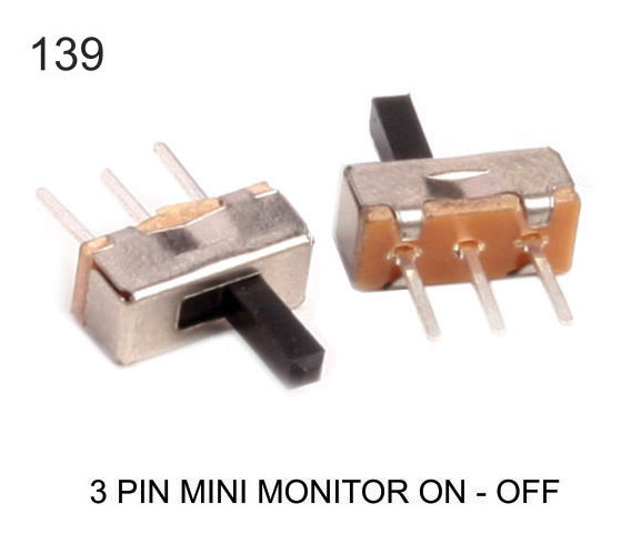 3 PIN MINI MONITOR ON-OFF