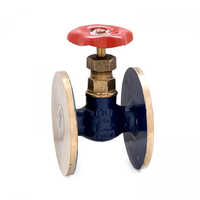 Flanged Gun Metal Globe Valve - 5 Inch Length, Golden Color, Water Media Use, Durable Industrial Design, Reliable Performance