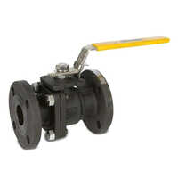 Flanged Forged Carbon Steel Ball Valve - Color: Black