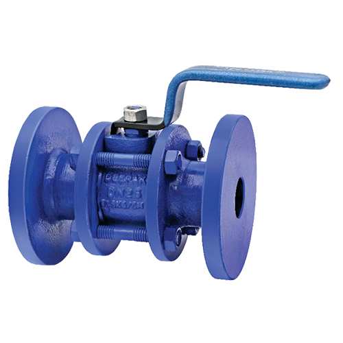 Flanged Three PC Design Cast Iron Ball Valve