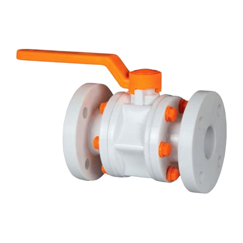 P.P Flanged Ball Valve