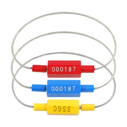 Plastic Hexagon Container Seal - Color: Multi