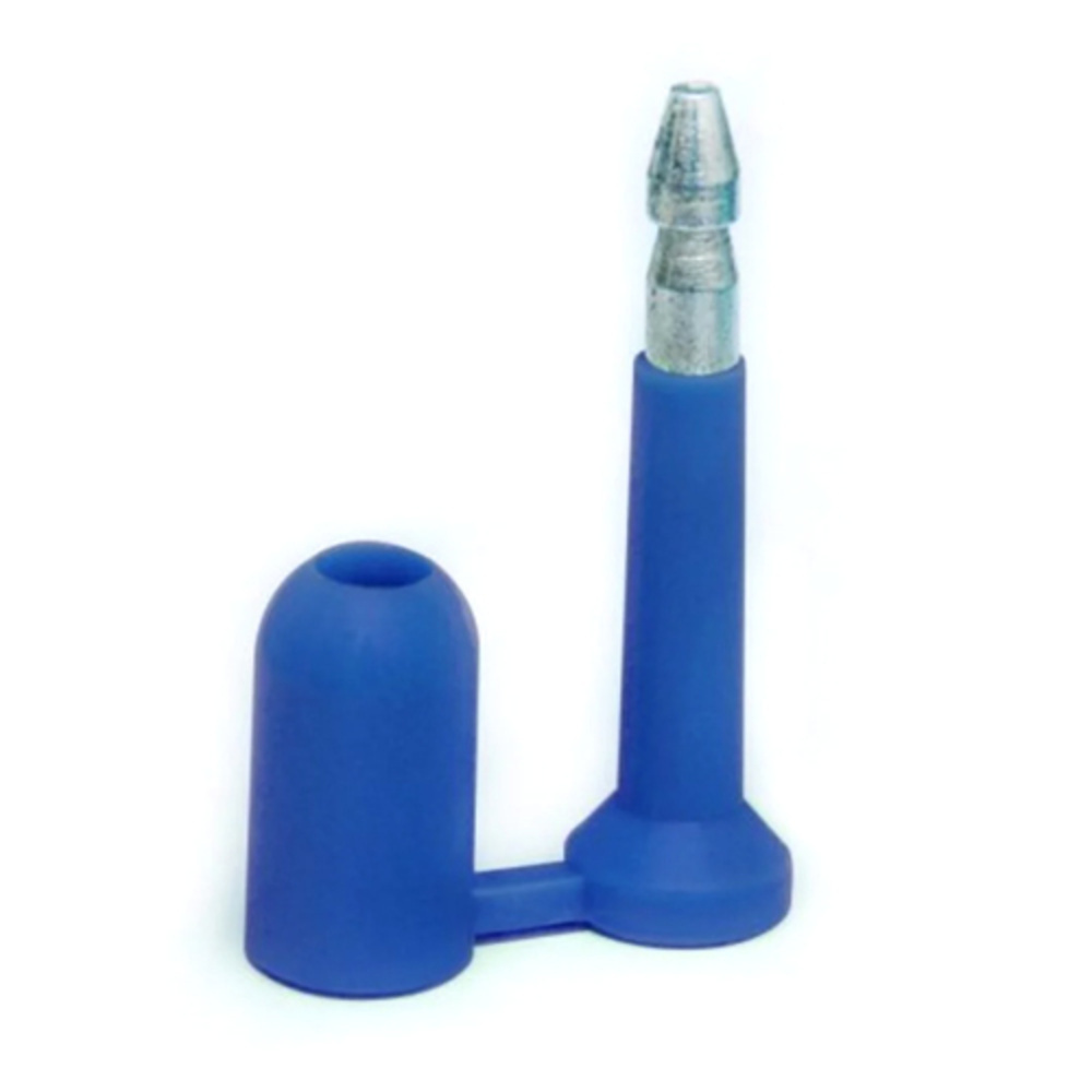 AE-02J High Security Bolt Seal - Durable Polypropylene Material, Different Sizes Available, Striking Blue Color, Round Shape | Industrial Sealing Solution for Cargo Containers, Railcars, and Truck Trailers