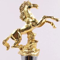 CHERRYBOX On Da House Luxury Pack Zinc Alloy Metal Horse Shape  Bottle Stopper/Round Air Tight Seal | Bottle Cap in Gift Box