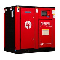 Variable Speed Drive Screw Air Compressor - Air Flow Capacity: 65 Cubic Feet Per Minute (ft3/min)