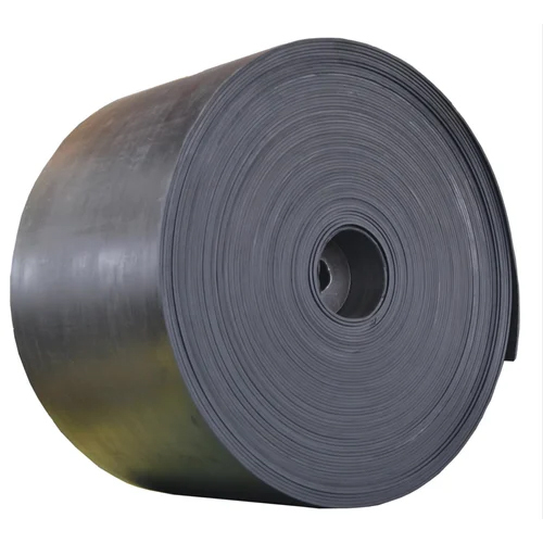 Rubber Conveyor Belt - Color: Black