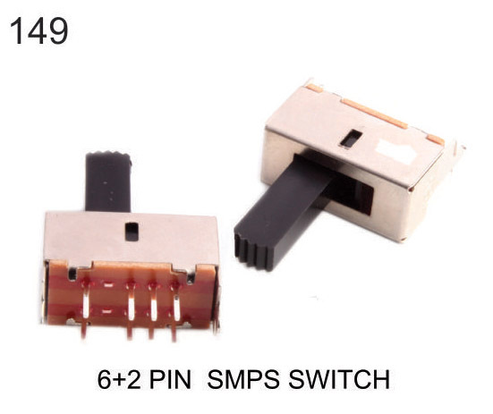 6+2 PIN SMPS SLIDE SWITCH