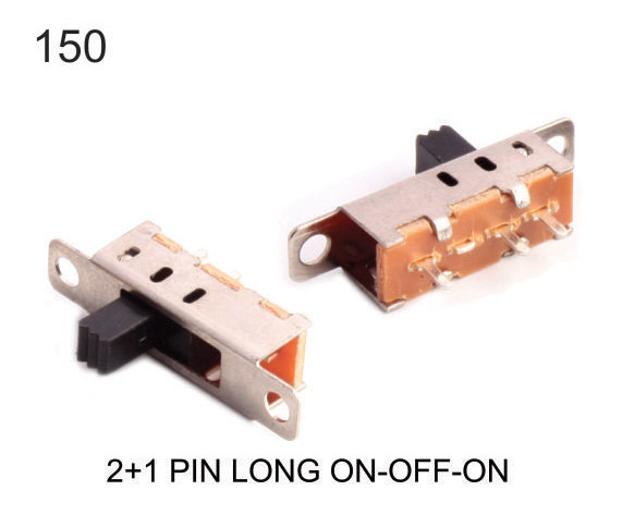 2+1 PIN LONG SLIDE SWITCH ON-OFF-ON
