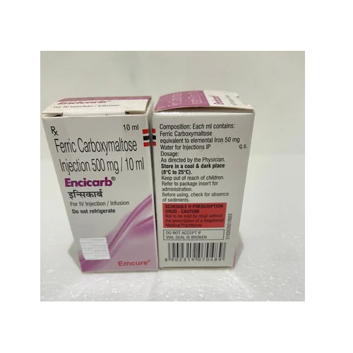 Ferric Carboxymaltose Injection 500mg 10ml