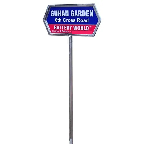 Directional Sign Board - Body Material: Metal