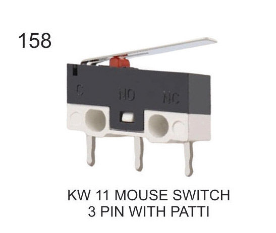 KW 11 MOUSE SWITCH 3 PIN WITH PATTI