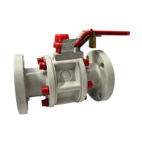 Metallic And Non-Metallic Valve - Color: White