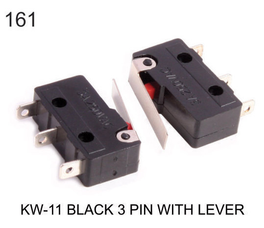 KW 11 BLACK 3 PIN WITH LEVER