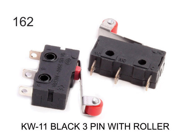 KW-11 BLACK 3 PIN WITH ROLLER