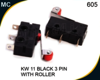 Kw-11 Black 3 Pin With Roller