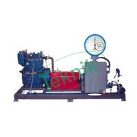 TWIN CYLINDER FOUR STROKE WATER COOLED DIESEL ENGINE TEST RIG WITH ROPE BRAKE/ELECTRICAL BRAKE/HYDRAULIC BRAKE/AIR COOLED EDDY CURRENT/WATER COOLED EDDY CURRENT DYNAMOMETER