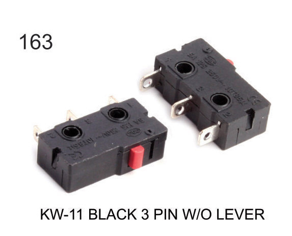 KW-11 BLACK 3 PIN W/O LEVER