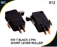 Kw-7 Black 3 Pin Short Roller Lever
