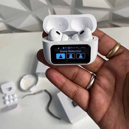 Pro 2Nd Generation Display C Type White Color Airpods - Body Material: Pvc