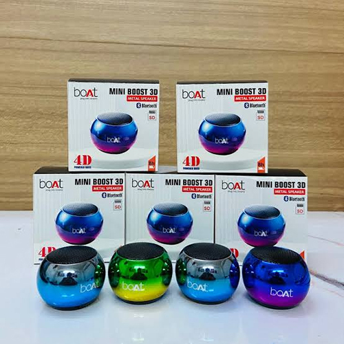 Boat Mini Speaker - Color: As Per Requirement