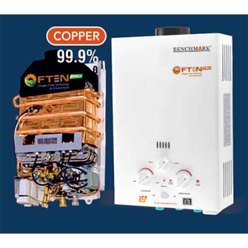 Instant Gas Water Heater - Color: White