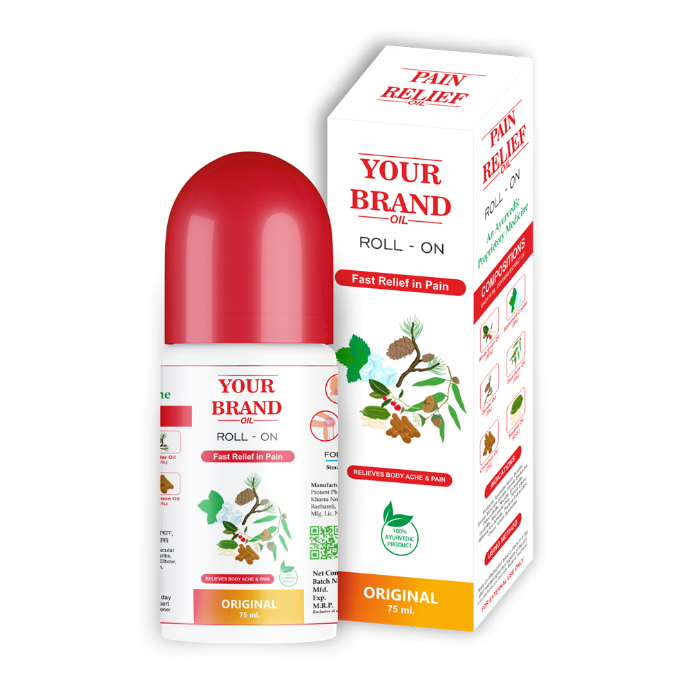 75 Ml Ayurvedic Pain Relief Oil Fast & Effective, Private Label & Third Party Manufacturing - Age Group: For Adults