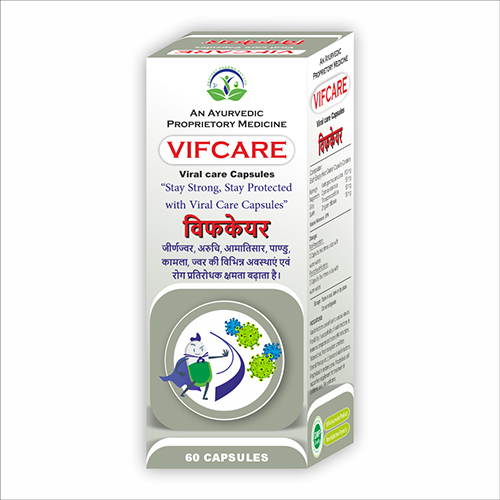 Vifcare Viralcare Ayurvedic Immunity Booster For Viral Protection Capsule - Storage Instructions: Dry Place