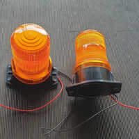 Led Strobe Lights - Heavy-duty Plastic, Various Sizes, Bright Yellow, Ip54 Weather-resistant, 8w Power Output, Polished Surface Treatment, Flat Base Design For Easy Installation