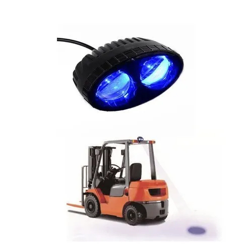 Forklift Safety Blue Spot Light - Color: Black