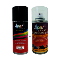 Apar Spray Paint Nh-194m-u Heavy Grey  (rc Colour Name)+ Gc Compatible For Honda Activa -225 Ml (pack Of 2-pcs)